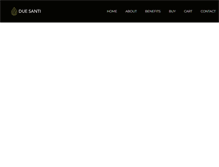 Tablet Screenshot of duesanti.com